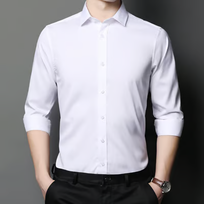 Men's Super Stretchy Quick-Drying Breathable Dress Shirt