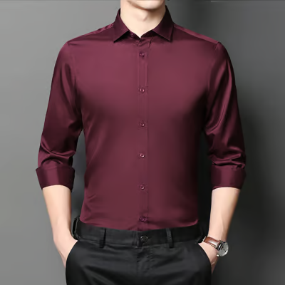 Men's Super Stretchy Quick-Drying Breathable Dress Shirt