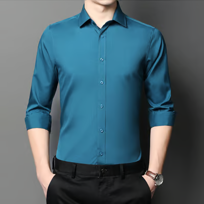 Men's Super Stretchy Quick-Drying Breathable Dress Shirt