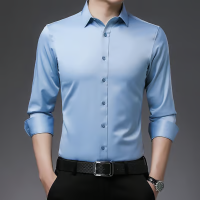 Men's Super Stretchy Quick-Drying Breathable Dress Shirt